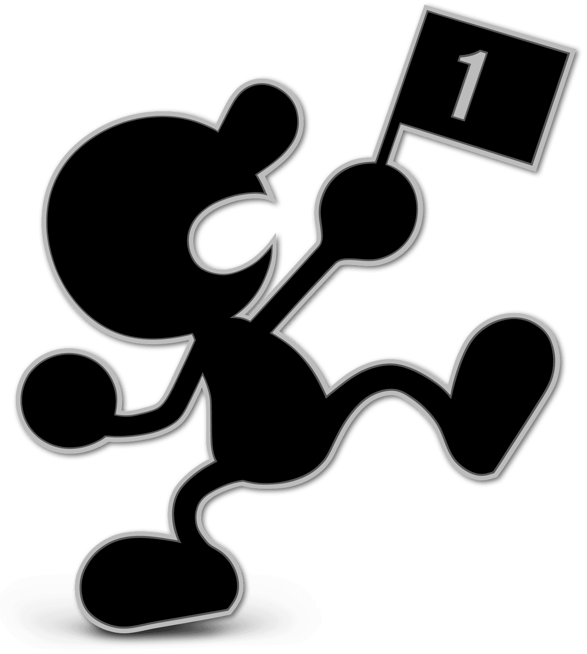 Mr. Game & Watch full render