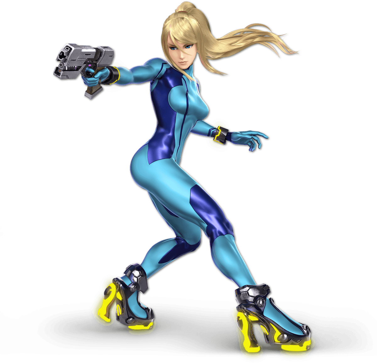 Zero Suit Samus full render